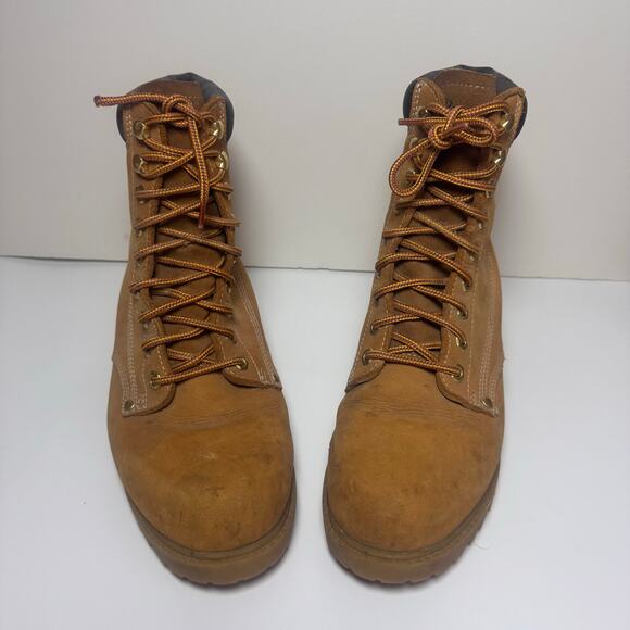 RUFFHIDES Men's Insulated Leather Workwear Heavy Duty Combat Boots Size 8.5W - Picture 1 of 7